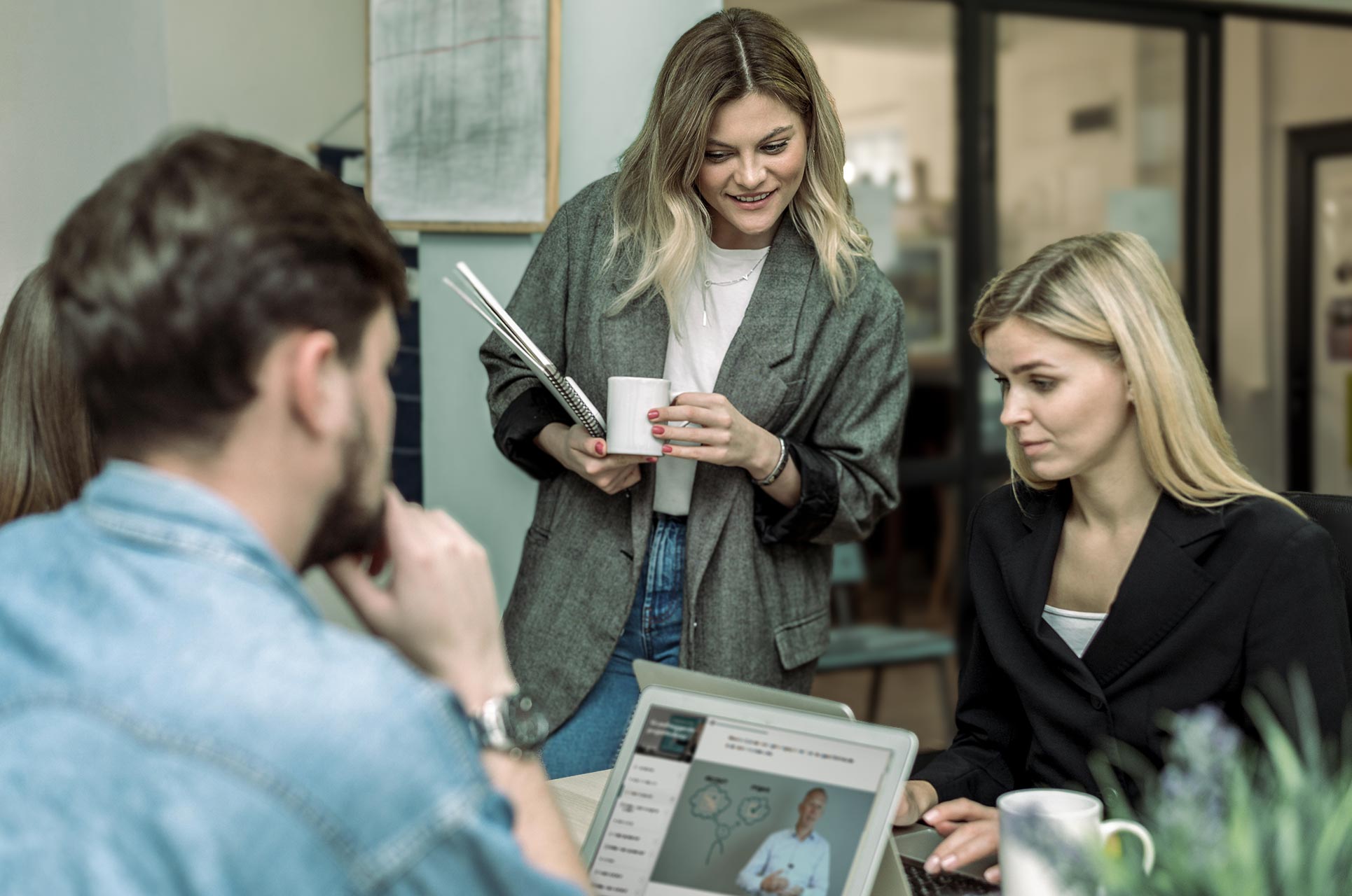 Skills are developed through E-Learning in the office.